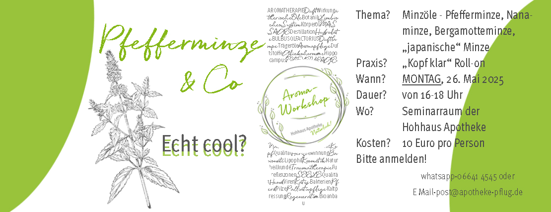 Aromaworkshop Pfefferminze