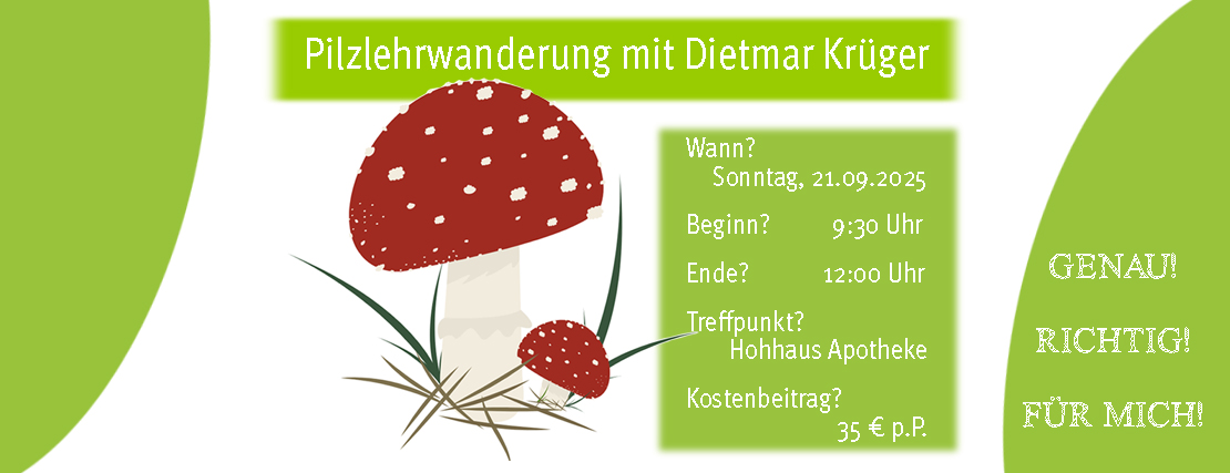 Pilzlehrwanderung